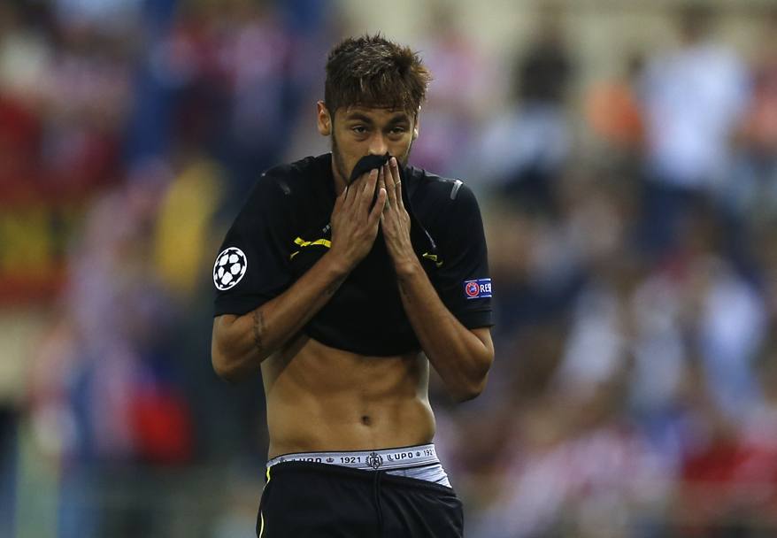 Neymar, pericoloso solo in un&#39;occasione. Ap